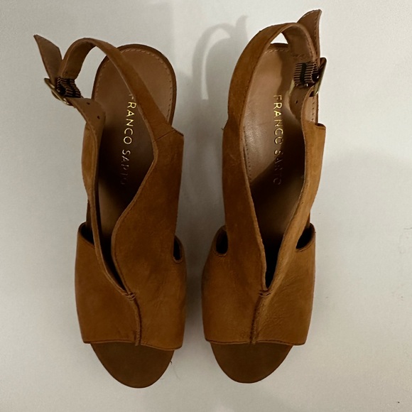 Franco Sarto Wedge Sandal in Tan - Picture 3 of 13